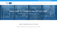 Desktop Screenshot of carbonvalleyeyecare.com
